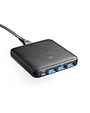 Anker PowerPort Atom III Slim USB-C Ladegerät, 65W 4-Port PIQ 3.0 & GaN Netzteil mit 45W...