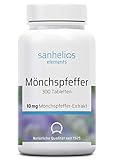 Sanhelios Mönchspfeffer - Hochdosiert - 300 vegane Mikro-Tabletten - 10mg reiner...