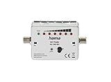 Hama 205359 SAT-Finder mit LED-Anzeige Metall Dämpfungsregler 2X F-Anschluss