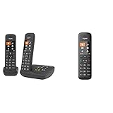 Gigaset C575A Duo, 2 Schnurlose Telefone mit Anrufbeantworter, schwarz & C570HX -...