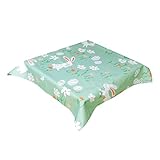 Garneck Ostern Tischdecke Wasserdicht Tischdecke Für Esstisch Durchsichtiger Tischschutz...