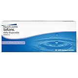 Bausch + Lomb SofLens daily disposable Tageslinsen, sphärische Kontaktlinsen, weich, 30...