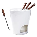 JISADER Kleines Käsefondue-Topf-Set, persönlicher Fondue-Topf, Schokoladen-Fondue-Becher...