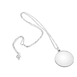 Schmuck Lupe, Leselupe Halskette Lupe Lupe Halskette Lupe 5X Lupe Tragbar Geeignet Zum...