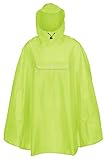 VAUDE Unisex Valdipino Poncho Regenmantel, Lemon, L, 02285