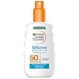 Garnier Sonnenschutz-Spray mit LSF 50+, Wasserfestes und rückstandsloses Spray für...