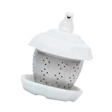TIDTALEO Dekorativer Teesieb Eisbär Form aus Tragbarer Teefilter mit Hochwertigem Design...