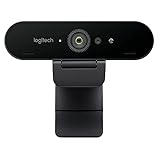 Logitech BRIO ULTRA-HD PRO Webcam, 4K HD 1080p, 5-fach Zoom, Hohe Bildfrequenz, HDR und...