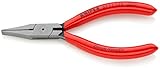 Knipex Greifzange für Feinmechanik schwarz atramentiert, mit Kunststoff überzogen 125 mm...