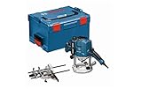 Bosch Professional Oberfräse GOF 1250 CE (Maulschlüssel 19 mm, Parallelanschlag mit...