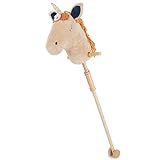 Bieco Steckenpferd Kinder Einhorn Magic | Hobby Horse Pferde | Steckenpferd Rollen |...