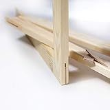 Generisch Keilrahmen Bausatz 2 cm Holzleisten Set selbst zusammenbauen ohne Leinwand (40 x...