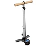 Hilo Sports Standpumpe Fahrrad mit Digital Anzeige - [Inkl. Batterie und Schraubenzieher]...