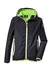 Killtec Jungen Funktionsjacke/Outdoorjacke mit Kapuze, packbar KOS 224 BYS JCKT; schwarz,...