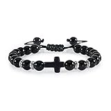 DUOTCYELE Steinarmbänder Für Damen – Herren Damen, Gewebtes Armband, 8 Mm,...