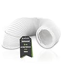 DEKAROX 3m PVC Abluftschlauch Schlauch Ø100/102mm flexibel für 100er Klimaanlage...