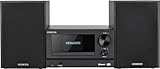 Kenwood M-7000S-B Mikro-Stereoanlage, Schwarz, mit Bluetooth, USB, CD und Radio Dab + oder...