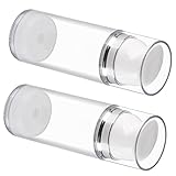 MUSISALY 2er Set 50ml Airless Pumpe Flasche Nachfüllbare Vakuum Flasche Für Lotion Und...