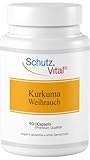 Kurkuma Weihrauch Kapseln - Vergleichssieger - je 600 mg Curcuma Extrakt & Boswellia...