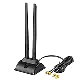 BINGFU 4G LTE Antenne SMA TS9 6dBi Magnetfuß MIMO Network Antenna Signal Amplifier für...