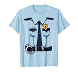 Polizist Verkleidung Karneval Fasching als Polizei Kostüm T-Shirt