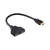 ASHATA -Splitter-Adapterkabel, 1080P -Stecker auf Dual-Buchse 1 auf...