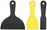 Amazon Basics 3 Stück, Messerspachtel, Kunststoff, 38.1 mm, 76.2 mm, 15.24 cm,...