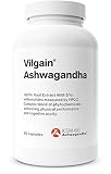 Vilgain Ashwagandha | Wirksamer Extrakt KSM-66 | Anti-Stress-Wirkung | Unterstützung von...