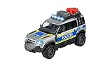 Majorette - Land Rover Defender Polizei-Auto Premium Modell, mit Dachträger, Licht &...