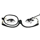 KoKoBin Mode Damen Makeup Lesebrille Swivel Folding Portable Kosmetikspiegel (Schwarz,...