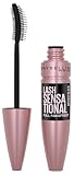 Maybelline New York Mascara für Volumen und Definition, Lash Sensational, Intense Black,...