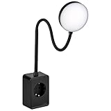 SEBSON LED Steckdosenleuchte dimmbar - Leselampe und Steckdose mit USB-C Anschluss -...