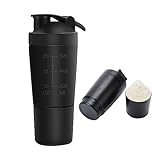 Golgner Edelstahl Protein Shaker, Shaker Eiweiß Sport Fitness, 600ml Fitness Protein...