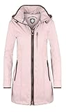 Wellensteyn Westside West-661 Damen Parka Regenjacke, Farbe:Icepink, Größe:S