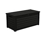 Koll Living Gartenbox/Aufbewahrungsbox 623 Liter, schwarz, weiß oder braun - trockener &...