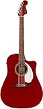 Fender Redondo Player WN Candy Apple Red - Westerngitarre