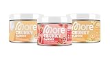 MORE NUTRITION Chunky Flavour, 3er Bundle, 3 x 150 g, Geschmacksneutral, Vanilla...