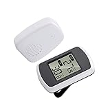 SUIOPPYUW LCD Digital Außentemperaturanzeige Hochpräziser Sensor Hygrometer Tester Home...