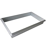 IRKA Schneckenzaun Typ2 Metall Set 10m + 4 Ecken | Schneckenblech mit Versteifungskante |...
