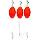 Compasty 3er-Pack Angel-Bobbers Popping Kork Float für Rotbarsch, gesprenkelte Forelle,...