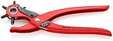 Knipex Revolverlochzange rot pulverbeschichtet 220 mm 90 70 220 EAN