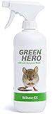 Green Hero Mäuse-Ex Spray zur Mäuseabwehr, 500 ml, Fernhaltemittel gegen Mäuse,...