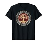 Baum des Lebens Wikinger keltischer Lebensbaum nordisch Halbarm T-Shirt