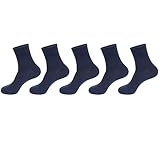 NOGRAX Socken 5 Paare Männer Business Socken Mittlere Röhren Farbe Schwarz Weiß Grau...