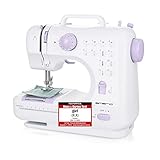 Emerio Nähmaschine für Kinder und Anfänger, SEW-121820, 12 Stichmuster, Mini mit...