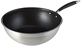 Amazon Basics Wok-Pfanne, 28 cm, Schwarz