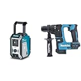 Makita DMR115 Akku-Baustellenradio (ohne Akku, ohne Ladegerät), Türkis, Schwarz, Silber...