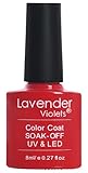 Lavender Violets Munsell D235 Gel-Nagellack, 8 ml, UV-/LED-Soak-Off-Lampe, zum Aushärten...