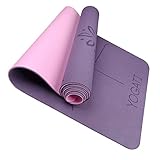 YOGATI Yogamatte rutschfest Schadstofffrei, mit Tragegurt. Yoga Matte mit...