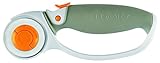 Fiskars Rollmesser Ø 45 mm, Mit Komfortgriff, Titankarbid, Orange/Weiß, 1003861